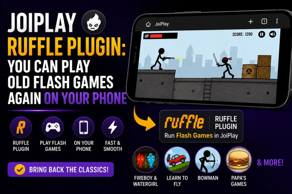JoiPlay Ruffle Plugin: You Can Play Old Flash Games Again On Your Phone 1 JoiPlay Ruffle Plugin